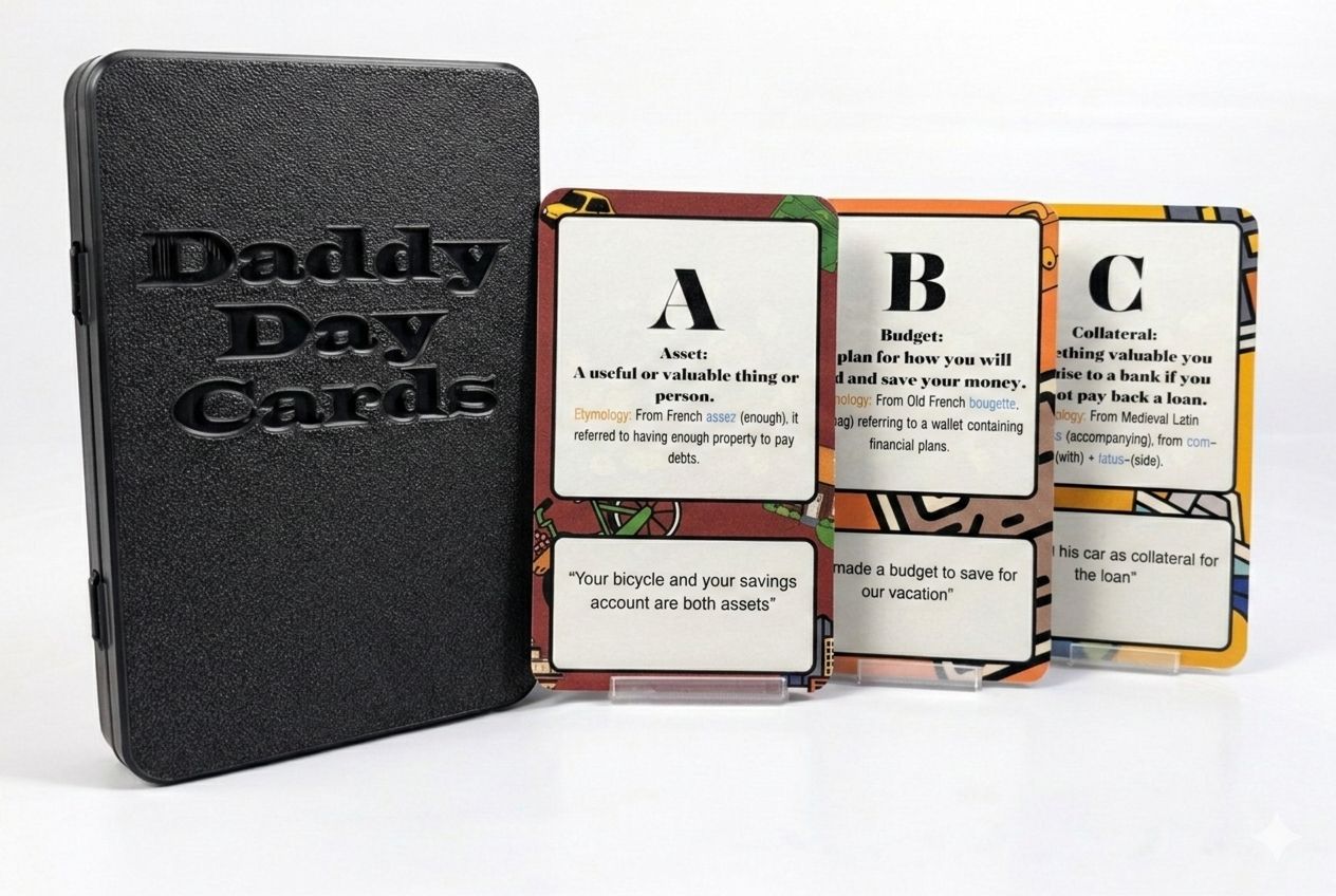 Daddy Day Cards - Financial Literacy level 2