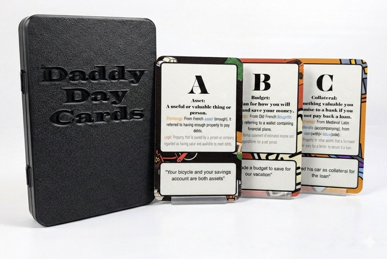 Daddy Day Cards - Financial Literacy level 3